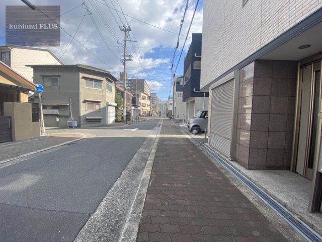 大阪市城東区関目1丁目の前面道路含む現地写真