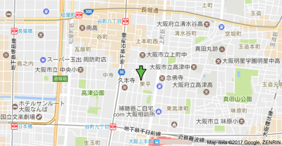 【地図】 | プレサンス上町台東平