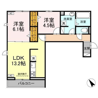 【間取り】 | chrysanthemum岐南（クリサンサマム岐南）