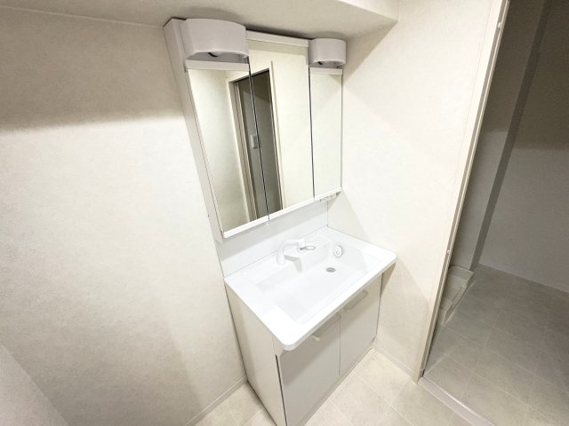 ハイユニタウン532号棟西棟の独立洗面台