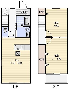 阿漕パレスの間取り