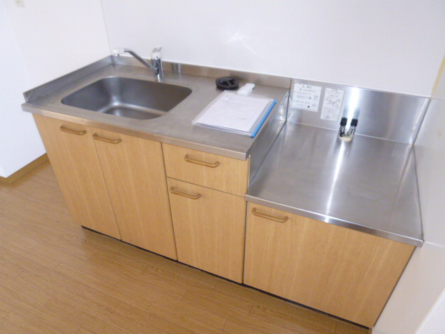 パークサイドハイツのキッチン|ガスコンロ設置可