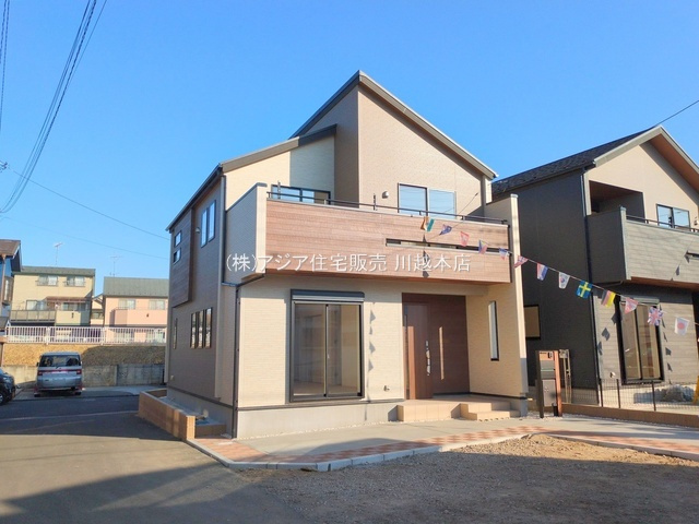 月々９万円台～　新築戸建　川越市鯨井の外観|1号棟　外観　完成