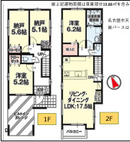 【間取り】 | 【名古屋市天白区一本松1丁目907新築戸建4号棟】✨️仲介手数料無料✨️植田小学校・植田中学校