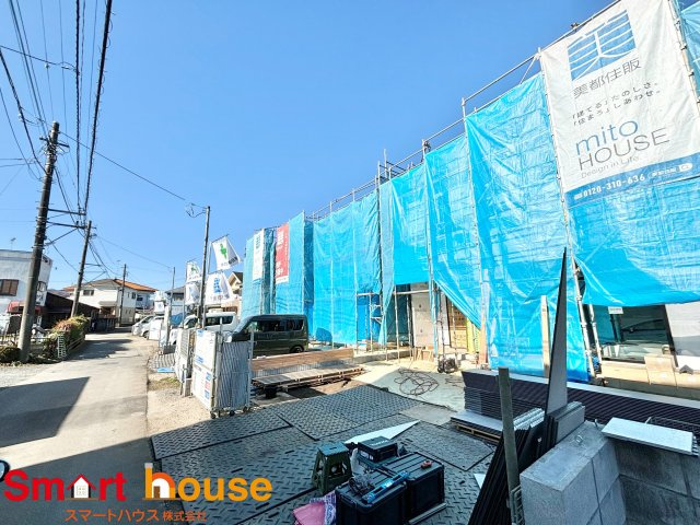 相模原市緑区太井　新築3棟の前面道路含む現地写真|ソーラーパネル設置無料！是非お問い合わせください！