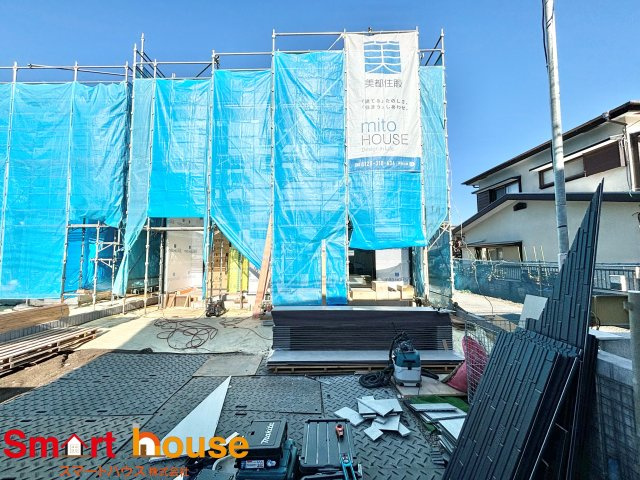 相模原市緑区太井　新築3棟の外観|完成までもう少し！お楽しみに♪
