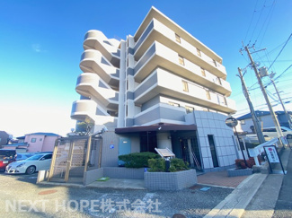 【外観】 | 【ハイム花屋敷アルモニー】地上６階建　総戸数３０戸　ご紹介のお部屋は４階部分です♪オートロック・宅配BOX完備マンションです！