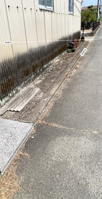 西条市禎瑞の売地の前面道路含む現地写真