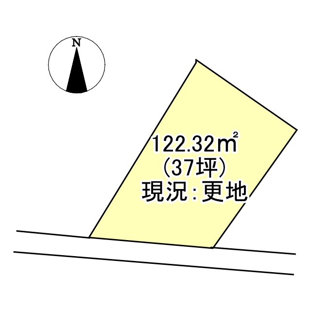 西条市神拝甲25-4の土地図
