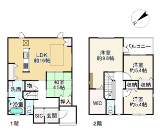 【間取り】 | 近江八幡市十王町　中古戸建
