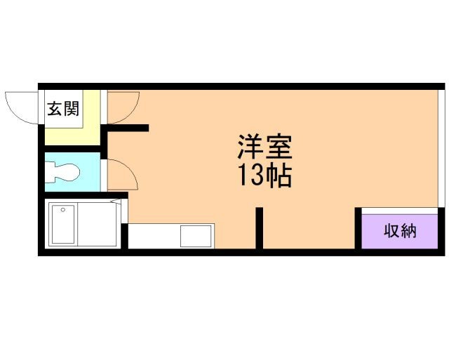 ハイツラポートBの間取り