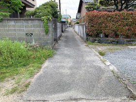 西条市神拝甲の前面道路含む現地写真