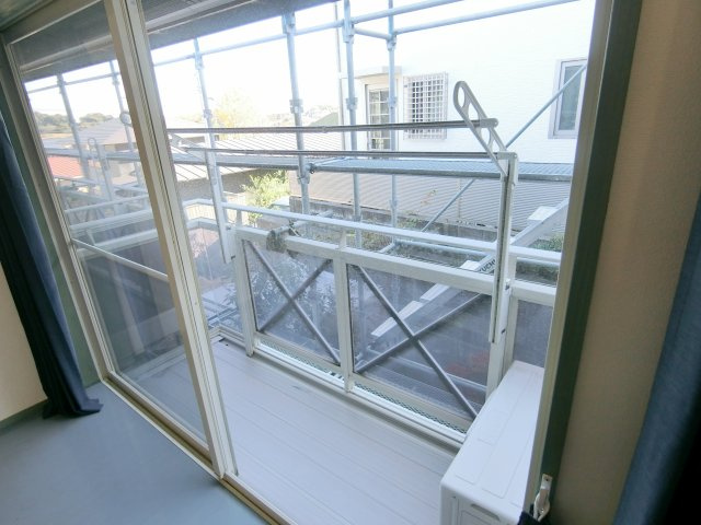 ルナハウスのバルコニー