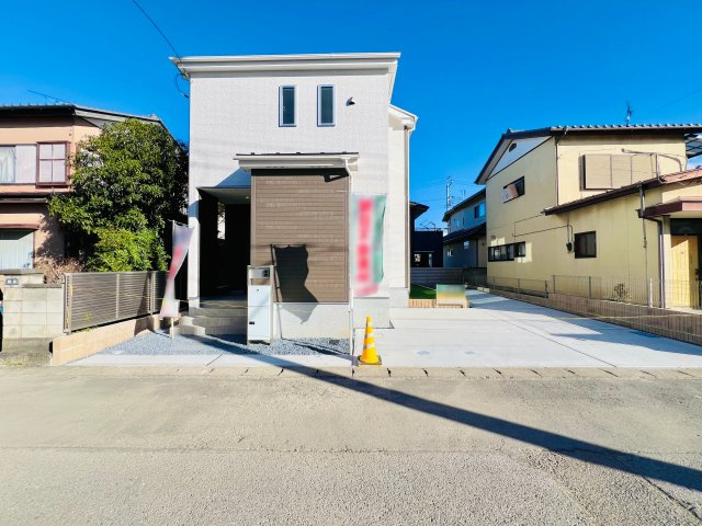 玉村町上之手の前面道路含む現地写真|駐車スペース3台可◎