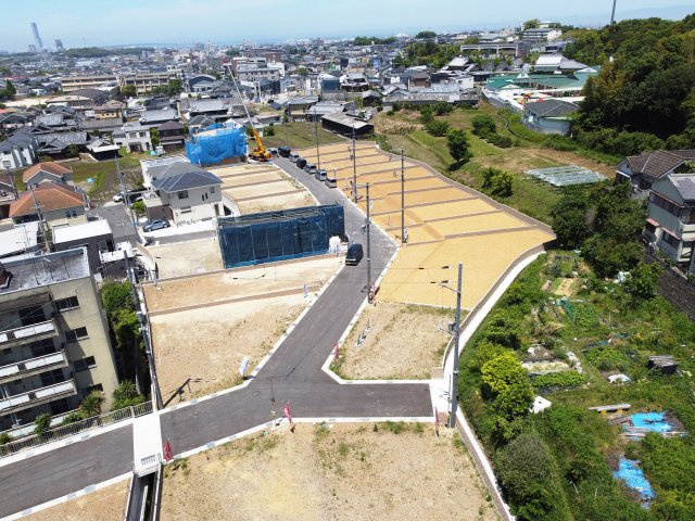 熊取町野田１丁目　建築条件無し売り土地　H号地の外観|日当たり良好