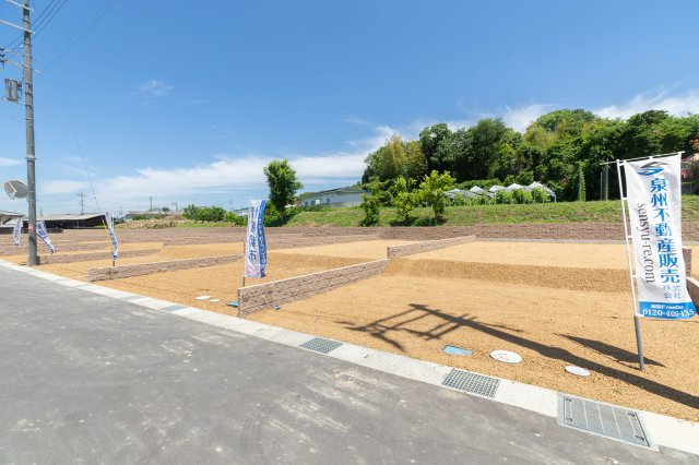 熊取町野田１丁目　建築条件無し売り土地　I号地の外観