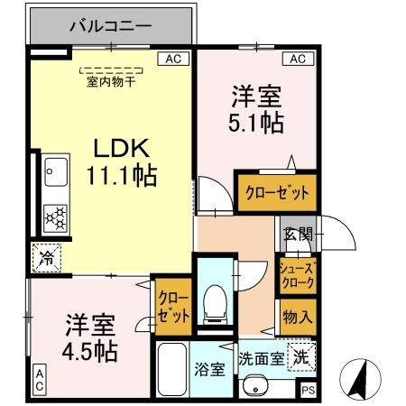 【間取り】 | グレイス練馬春日