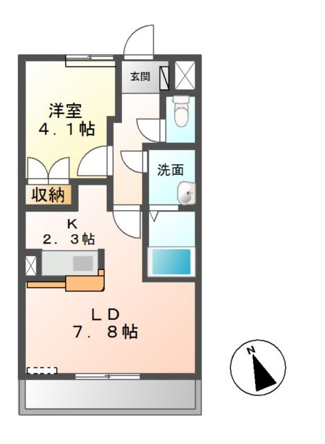 ラ　メゾン　デ　ショコラの間取り