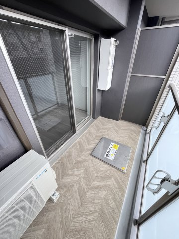 大阪市都島区都島本通３丁目の賃貸マンションのバルコニー