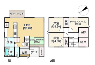 【間取り】 | 近江八幡市十王町　中古戸建