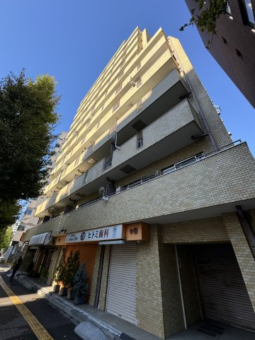 朝日関口マンションの外観|神楽坂エリア徒歩圏内の好立地に佇むマンション