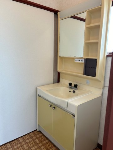 古河市　長左エ門新田　中古戸建ての独立洗面台