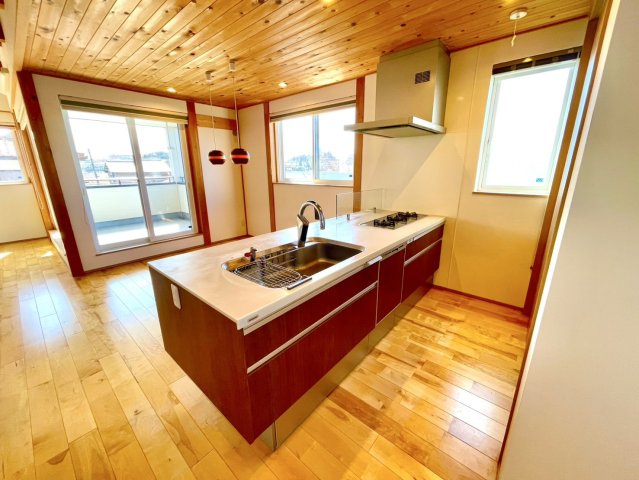 日進市藤枝町片平戸建のキッチン|LDK約17.7