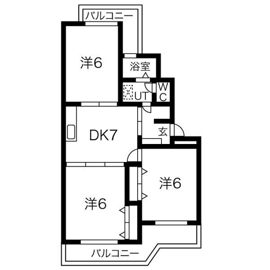 【間取り】 | シエラ光が丘C棟