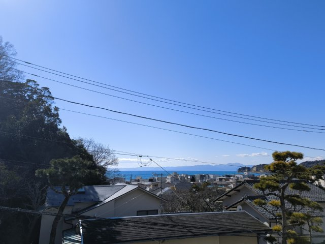 オーシャンビュー！材木座の高台にあるリフォーム済み海近住宅の展望