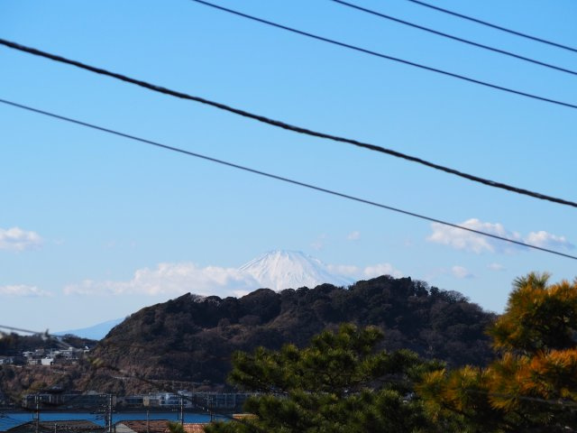 オーシャンビュー！材木座の高台にあるリフォーム済み海近住宅の展望