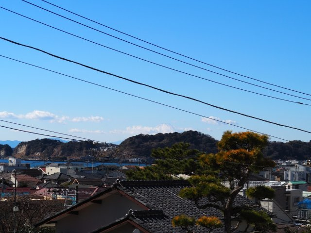 オーシャンビュー！材木座の高台にあるリフォーム済み海近住宅の展望