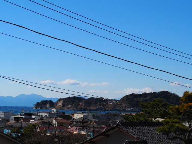 オーシャンビュー！材木座の高台にあるリフォーム済み海近住宅の展望