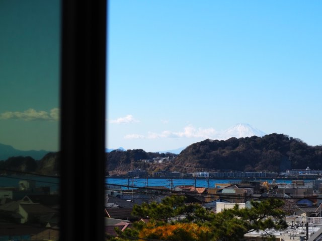 オーシャンビュー！材木座の高台にあるリフォーム済み海近住宅の展望