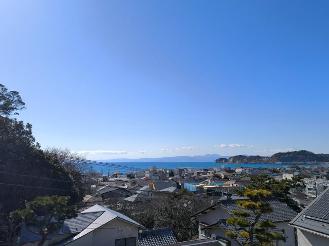 オーシャンビュー！材木座の高台にあるリフォーム済み海近住宅の展望
