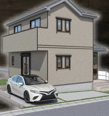 【仲介手数料無料】所沢市林６期全１棟　所沢市の新築住宅なら西武ハウジングの外観パース