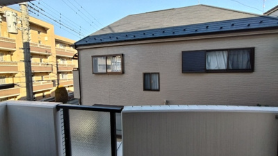 バルコニーからの景色です