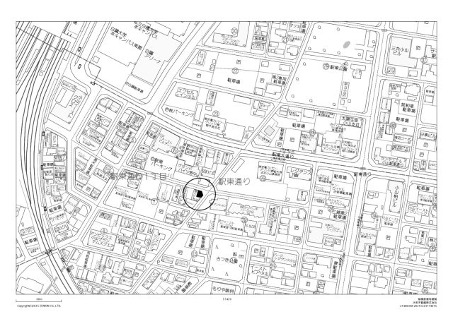 駅東通り1丁目ビルの地図