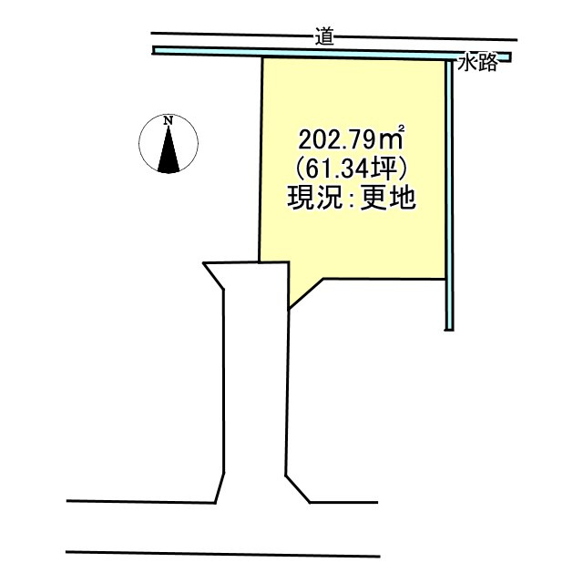 売土地の土地図