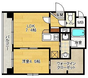 【間取り】 | ＣＩＴＹ　ＳＰＩＲＥ十三東