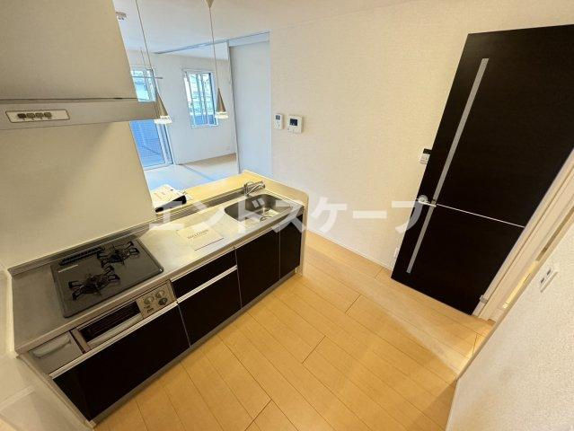 オペラハウス上大島　Ｂのキッチン|高崎、前橋エリアのお部屋探しはエンドスケープまで！お客様の理想お聞かせ下さい♪
設備に色が異なる場合があります。