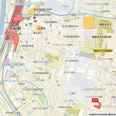 【地図】 | ナイスパークステイツ鎌倉大船