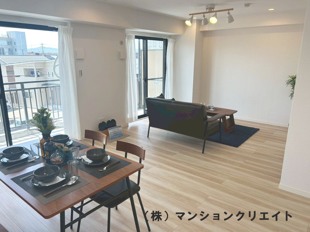 アパガーデンコート西方の居間・リビング|広々としたLDK18.5帖