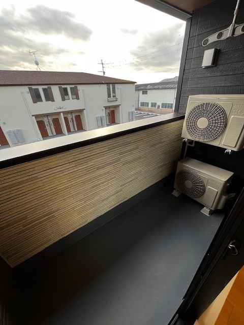 グランブルー八代　Ａのバルコニー