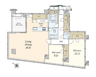 【間取り】 | プレミスト南平台