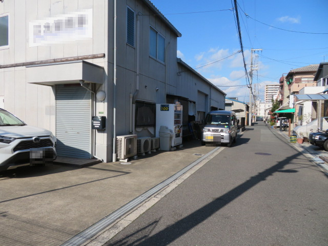 大阪市生野区中川５丁目の工場の外観