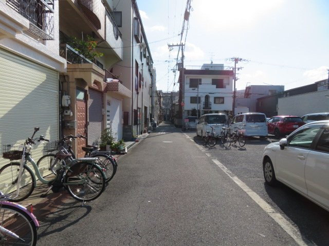 大阪市生野区中川５丁目の工場の周辺