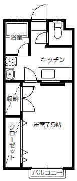 コーポK4の間取り