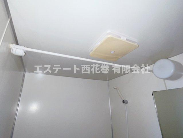 コーポK桜台Ⅱの浴室|浴室内物干・乾燥