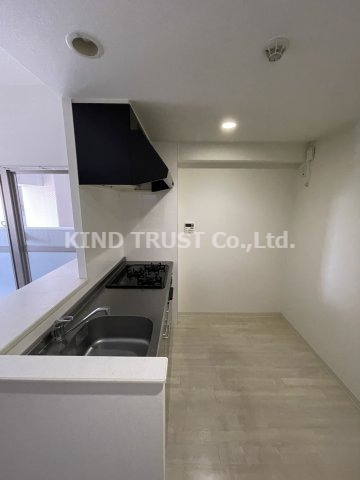 サンマルベリー扇町のキッチン|コンパクトなキッチンで掃除もラクラク