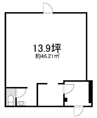 甲賀市水口町虫生野中央の店舗一部の間取り
